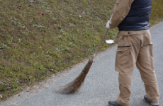 足場解体・清掃